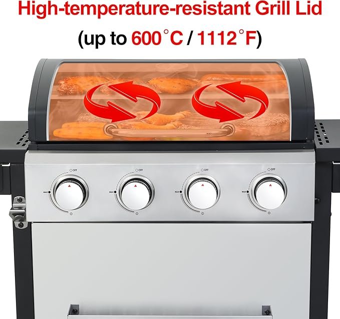 4-Burner Gas BBQ Grill - 图片 3